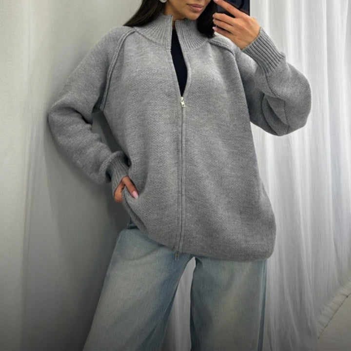 Damens fashionabel stickad tröja Eva Jonsson-Eva Jonsson