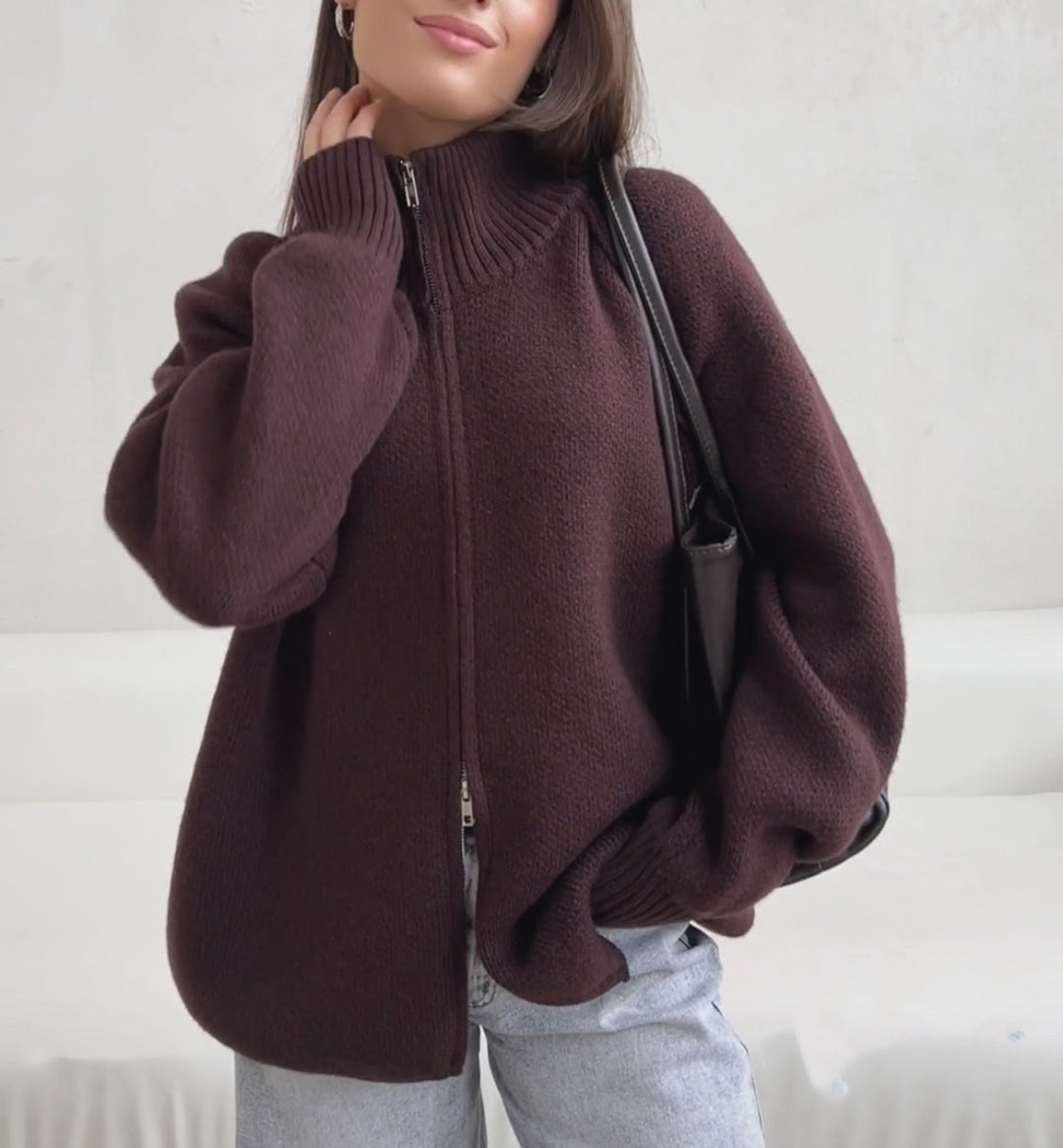 Damens fashionabel stickad tröja Eva Jonsson-Eva Jonsson