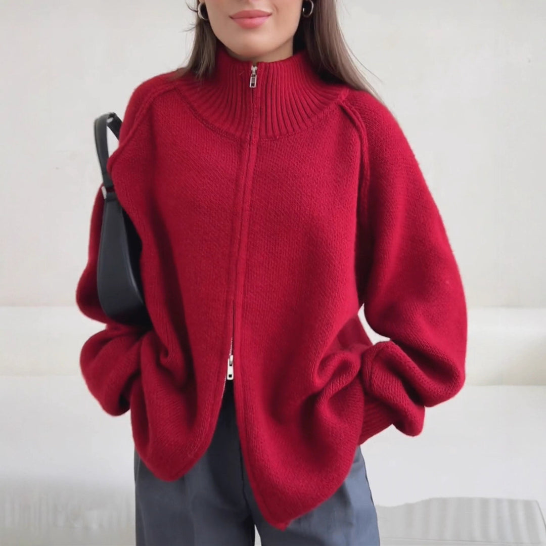 Damens fashionabel stickad tröja Eva Jonsson-Eva Jonsson