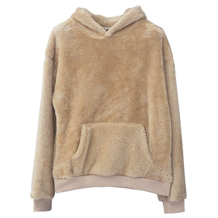 Damens gosiga hoodie i fleece Mirla-Eva Jonsson