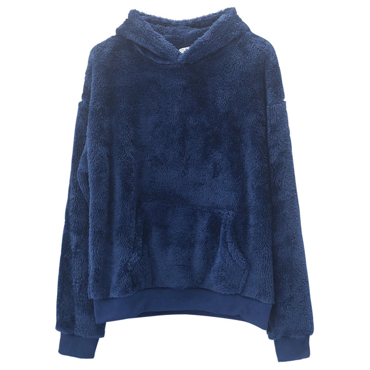 Damens gosiga hoodie i fleece Mirla-Eva Jonsson