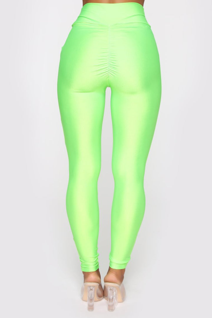 Damens högskurna leggings med rynkning Eva Jonsson-Eva Jonsson