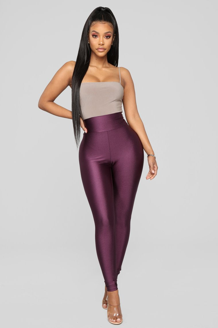 Damens högskurna leggings med rynkning Eva Jonsson-Eva Jonsson