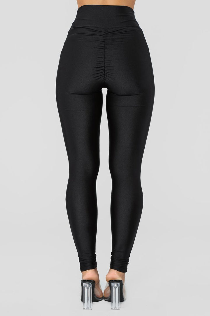 Damens högskurna leggings med rynkning Eva Jonsson-Eva Jonsson