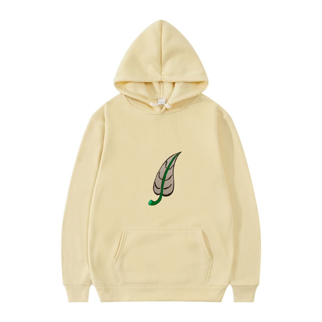 Damens hoodie med originalt lövtryck Mirla-Eva Jonsson