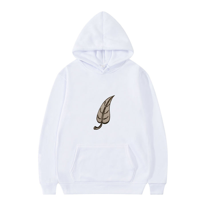 Damens hoodie med originalt lövtryck Mirla-Eva Jonsson