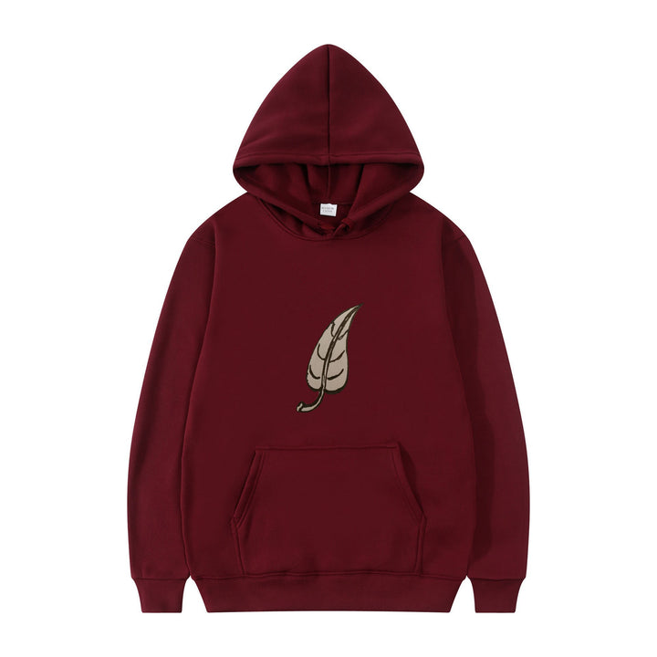 Damens hoodie med originalt lövtryck Mirla-Eva Jonsson