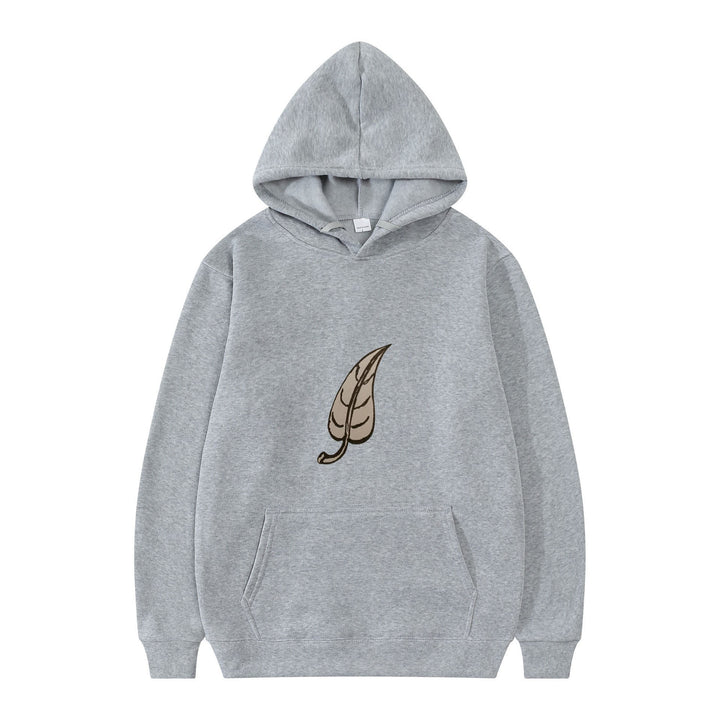 Damens hoodie med originalt lövtryck Mirla-Eva Jonsson