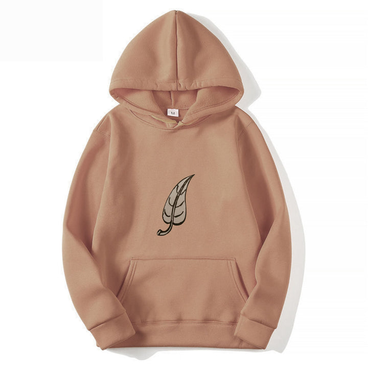 Damens hoodie med originalt lövtryck Mirla-Eva Jonsson
