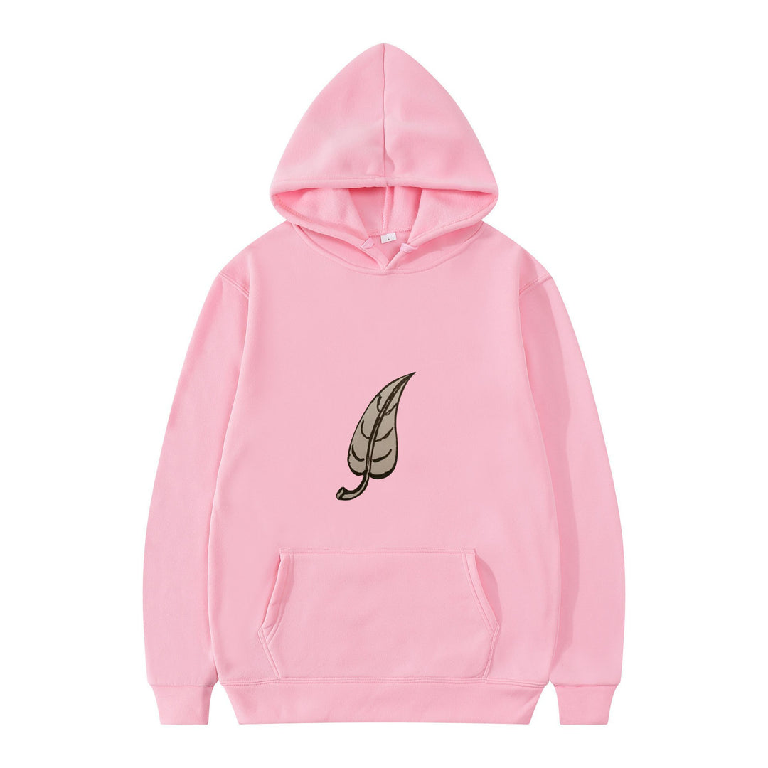 Damens hoodie med originalt lövtryck Mirla-Eva Jonsson
