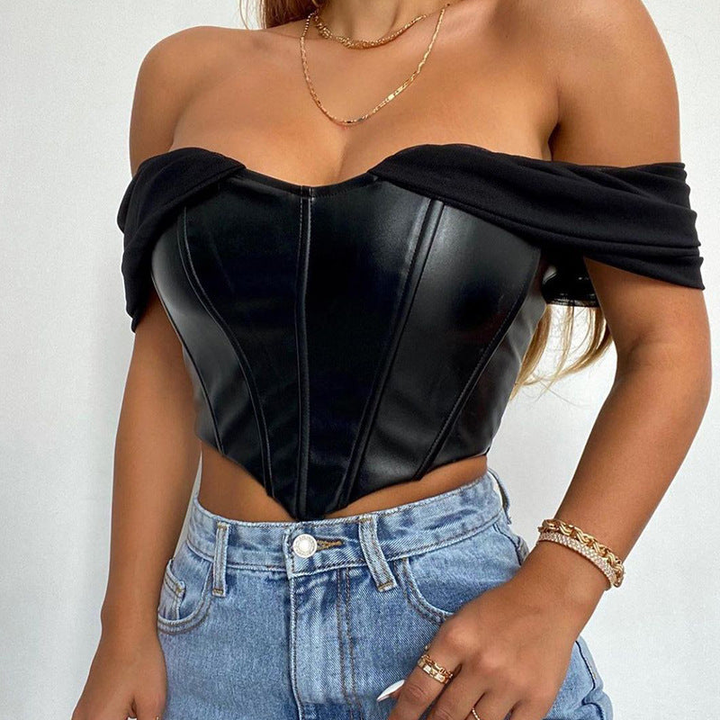 Damens korsett-topp med off-shoulder design och figursydd skärning Eva Jonsson-Eva Jonsson