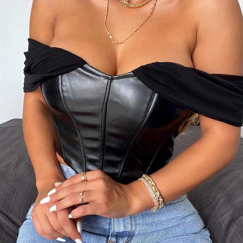 Damens korsett-topp med off-shoulder design och figursydd skärning Eva Jonsson-Eva Jonsson
