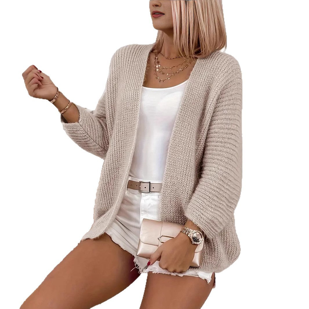Damens lätt cardigan med oversized silhuett och djup V-ringning Eva Jonsson-Eva Jonsson