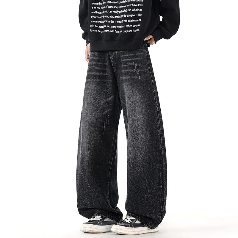 Damens löst skuren denimjeans i vintage-stil Mirla-Eva Jonsson