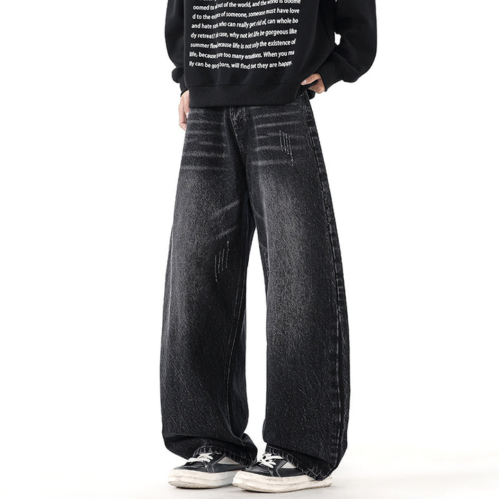 Damens löst skuren denimjeans i vintage-stil Mirla-Eva Jonsson