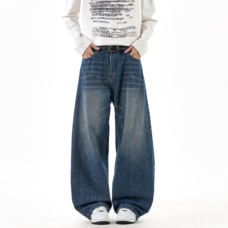 Damens löst skuren denimjeans i vintage-stil Mirla-Eva Jonsson