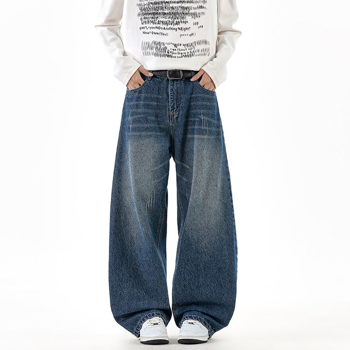 Damens löst skuren denimjeans i vintage-stil Mirla-Eva Jonsson