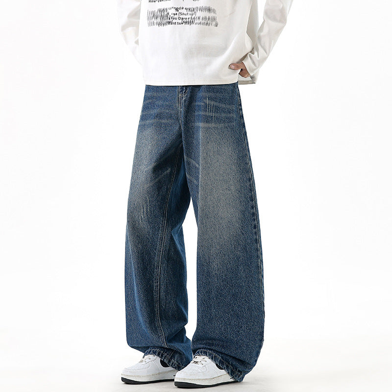 Damens löst skuren denimjeans i vintage-stil Mirla-Eva Jonsson