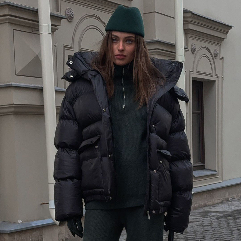 Damens mysiga oversize dunjacka Mirla-Eva Jonsson