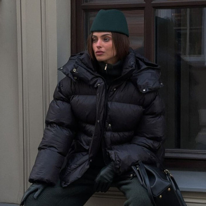 Damens mysiga oversize dunjacka Mirla-Eva Jonsson