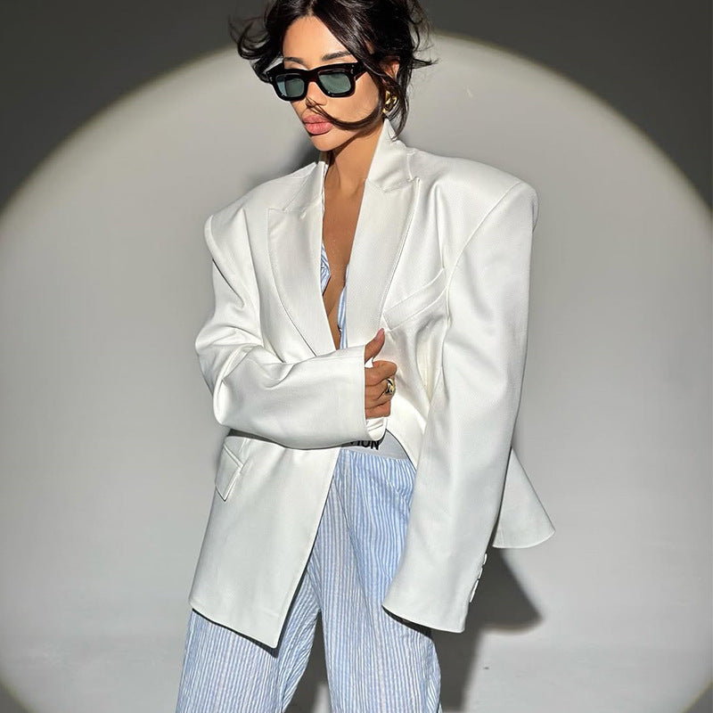 Damens oversized blazer med strukturerad skärning Mirla-Eva Jonsson
