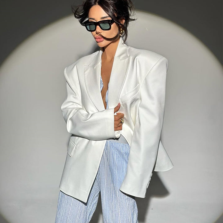 Damens oversized blazer med strukturerad skärning Mirla-Eva Jonsson