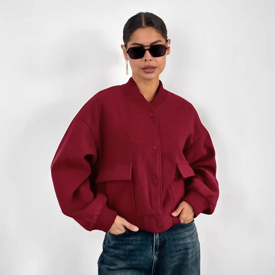 Damens oversized blazerjacka med voluminösa ärmar och praktiska fickor Mirla-Eva Jonsson
