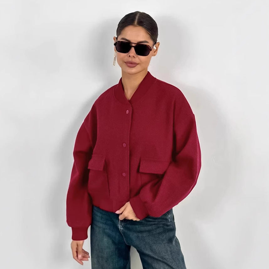 Damens oversized blazerjacka med voluminösa ärmar och praktiska fickor Mirla-Eva Jonsson