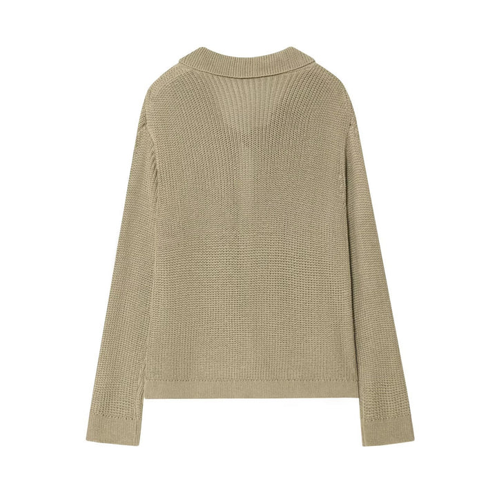 Damens stickad cardigan jacka Mirla-Eva Jonsson
