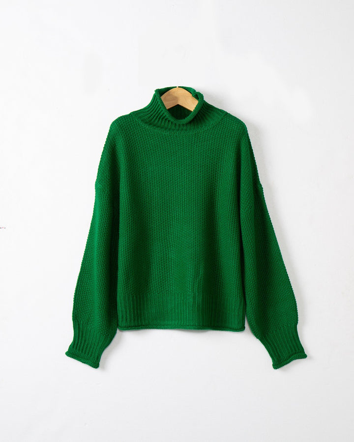Damens stickad tröja i avslappnad oversized stil Mirla-Eva Jonsson