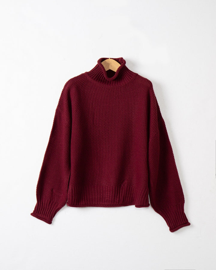 Damens stickad tröja i avslappnad oversized stil Mirla-Eva Jonsson