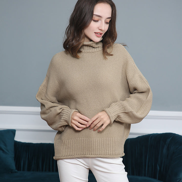 Damens stickad tröja i avslappnad oversized stil Mirla-Eva Jonsson