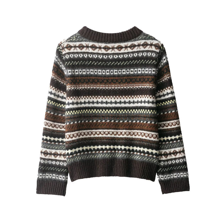 Damens stiliga norsk pullover Mirla-Eva Jonsson