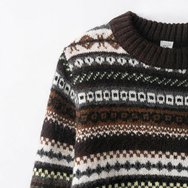 Damens stiliga norsk pullover Mirla-Eva Jonsson