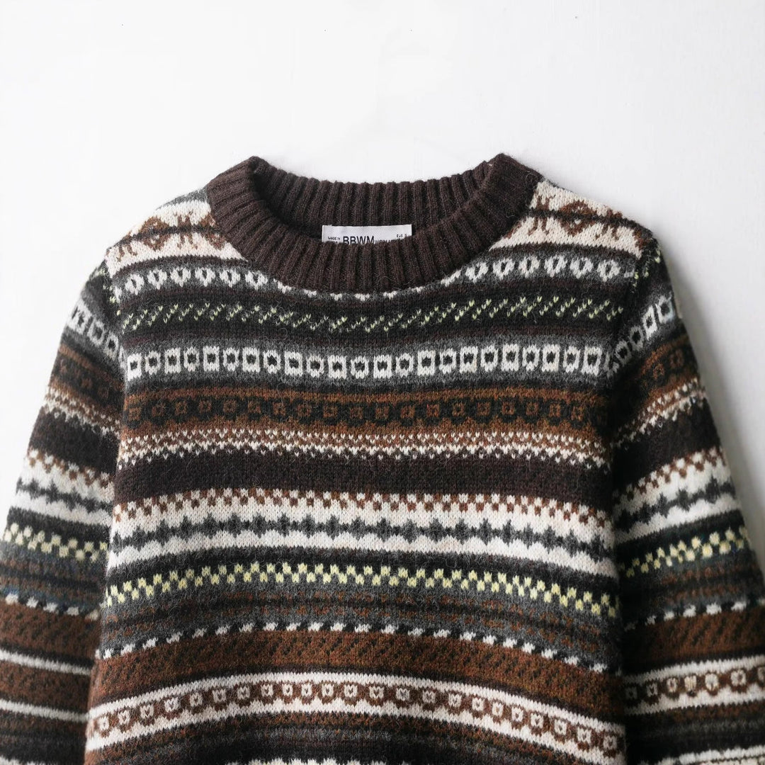 Damens stiliga norsk pullover Mirla-Eva Jonsson