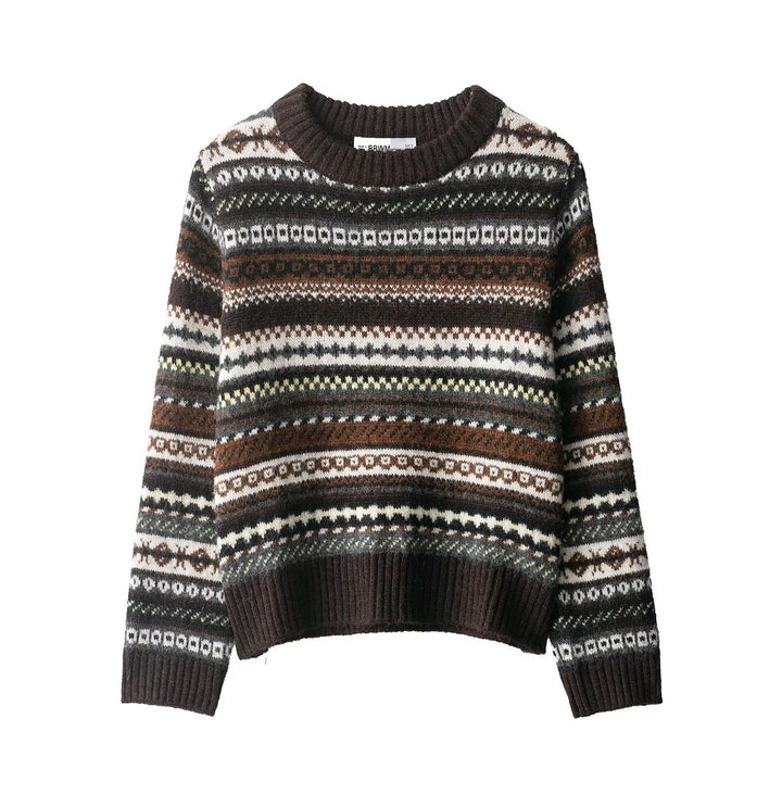 Damens stiliga norsk pullover Mirla-Eva Jonsson