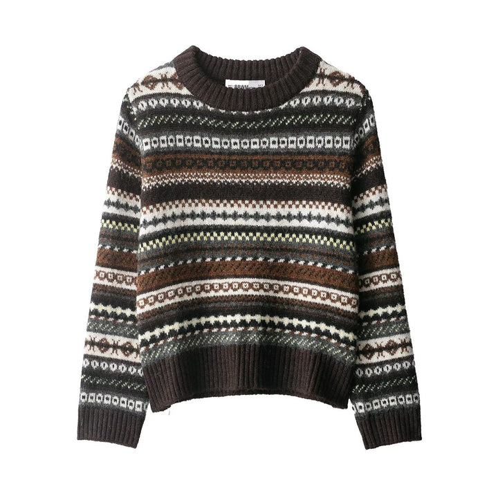 Damens stiliga norsk pullover Mirla-Eva Jonsson