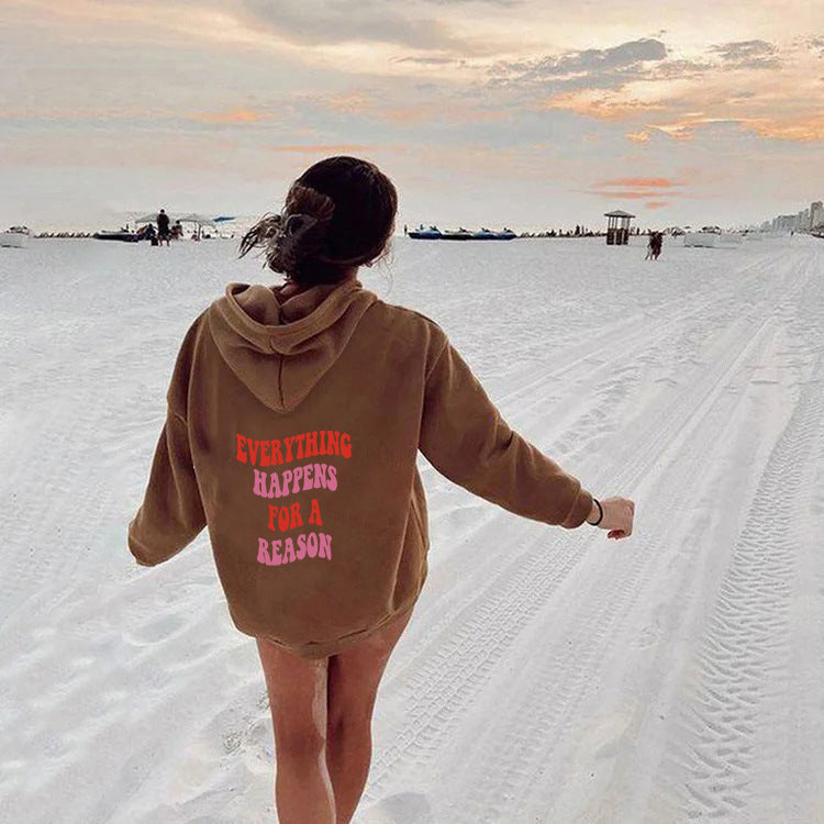Damens sweatshirt med en unik motivational slogan och en bekväm passform Mirla-Eva Jonsson