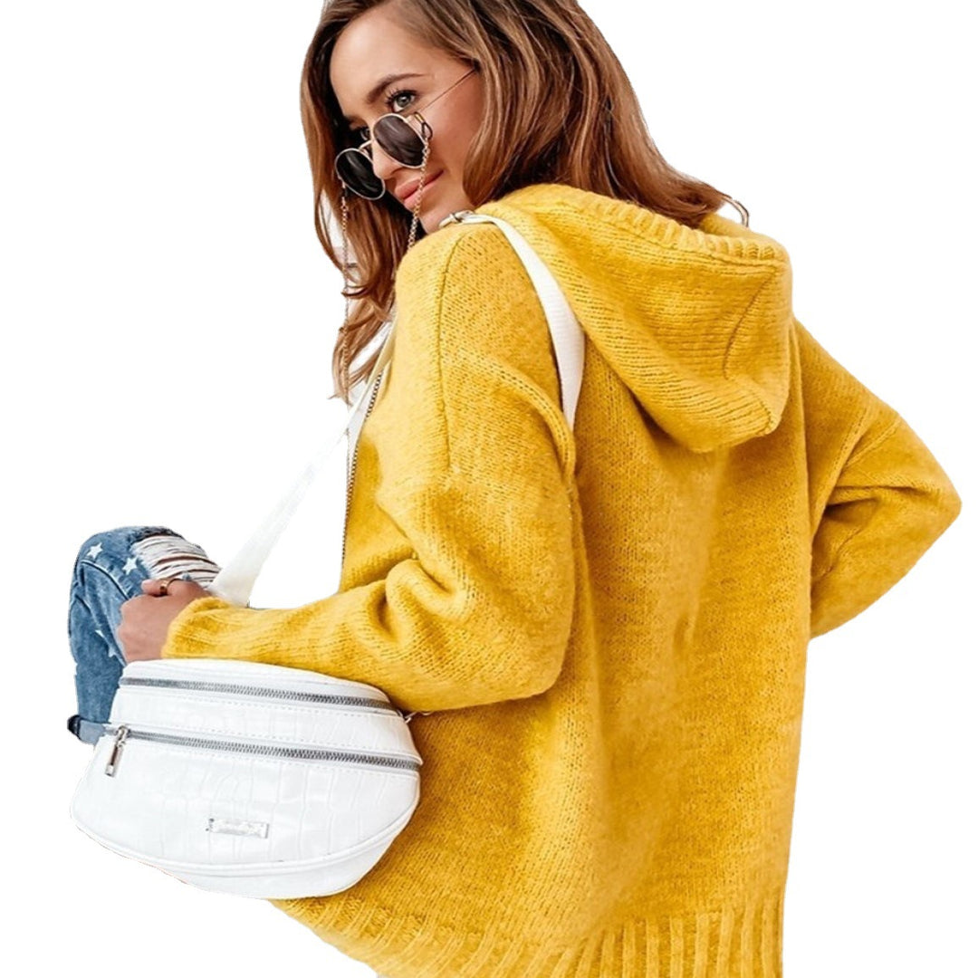 Damens sweatshirt med huva och känguruficka Mirla-Eva Jonsson