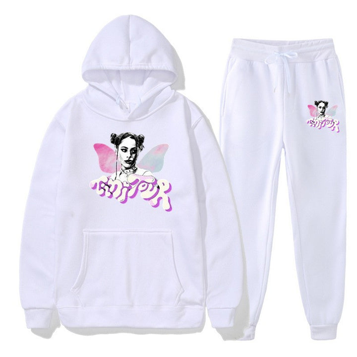 Damens sweatshirt och joggingbyxor set med kreativ grafisk design Mirla-Eva Jonsson