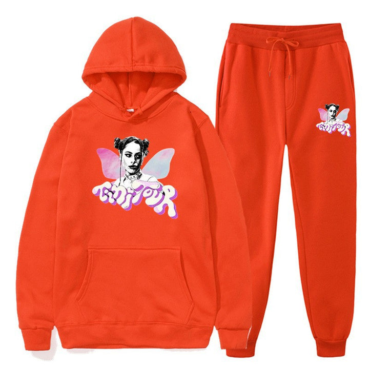 Damens sweatshirt och joggingbyxor set med kreativ grafisk design Mirla-Eva Jonsson