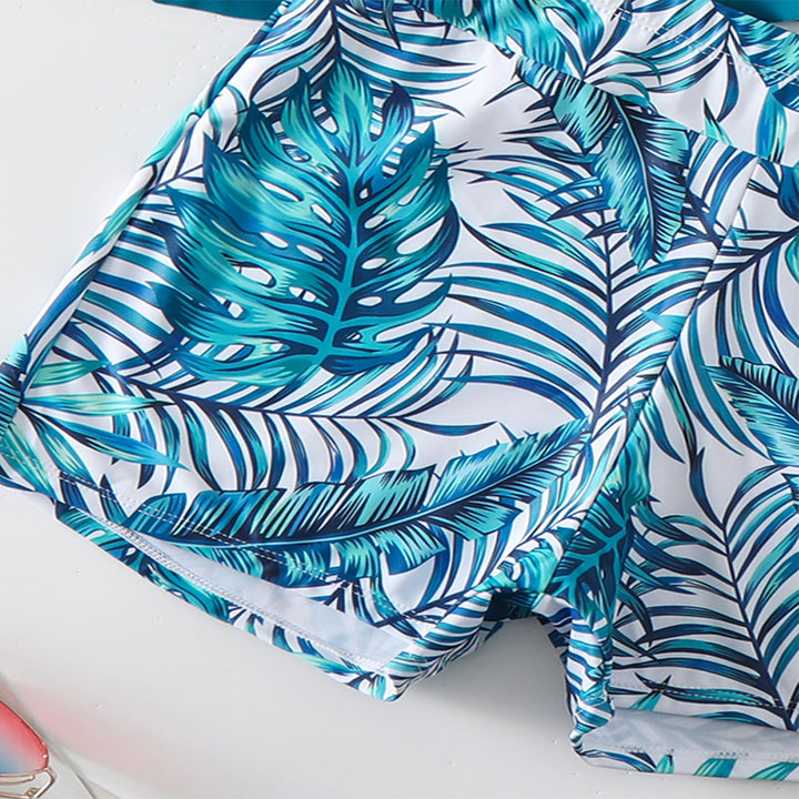 Damens swimsuit with flowing top and sporty shorts Mirla-Eva Jonsson