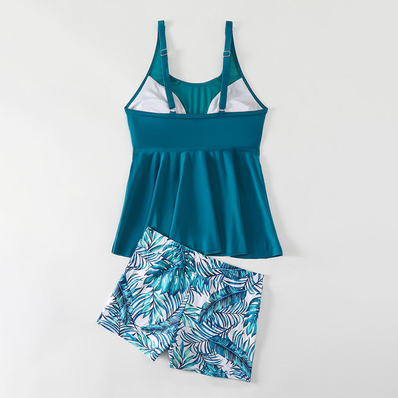 Damens swimsuit with flowing top and sporty shorts Mirla-Eva Jonsson