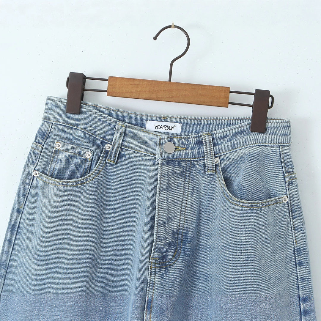 Damens vida jeans med hög midja och modern silhuett Mirla-Eva Jonsson