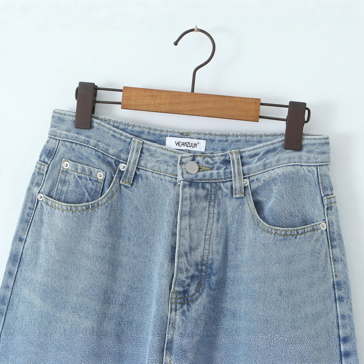 Damens vida jeans med hög midja och modern silhuett Mirla-Eva Jonsson