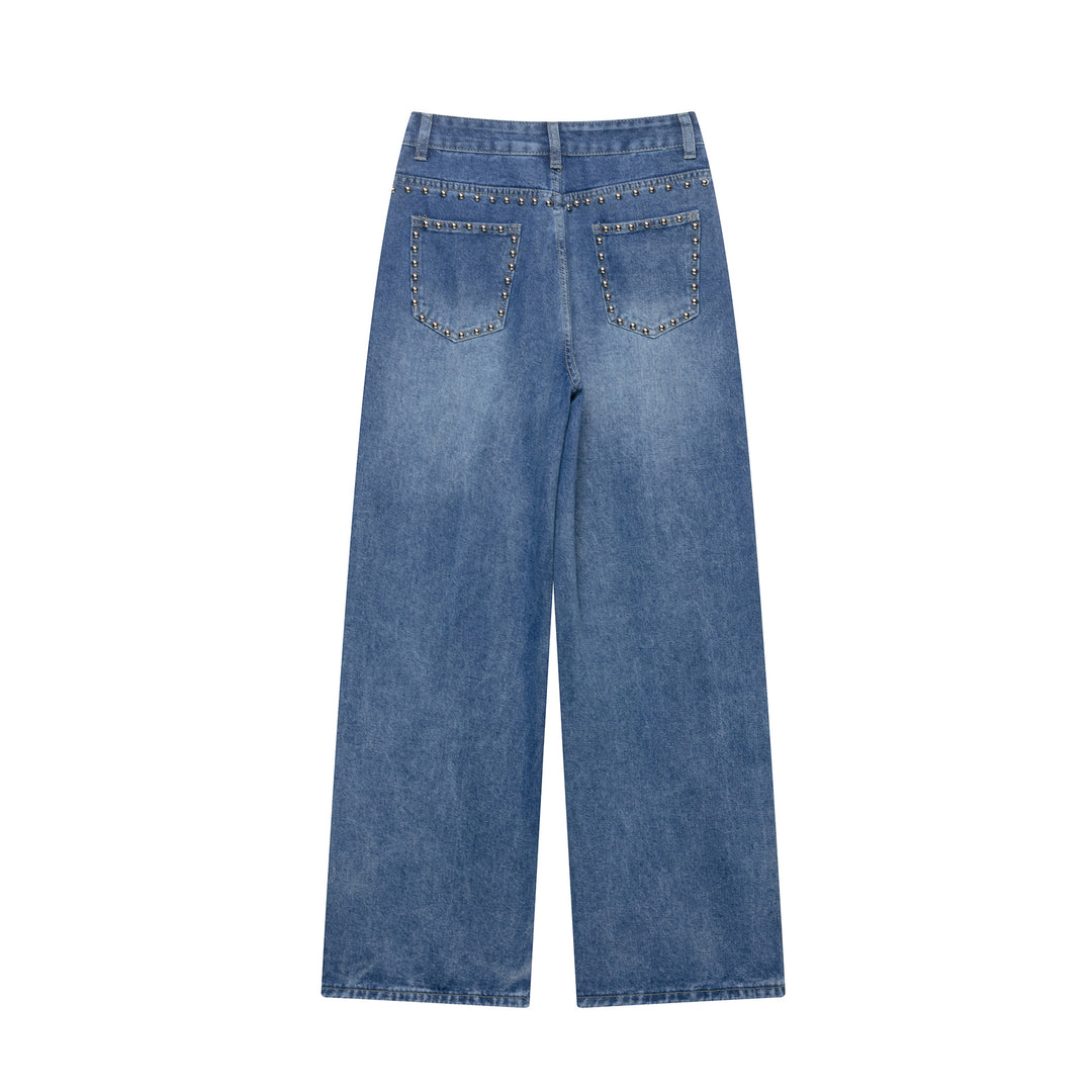 Damens vidjeans med smyckesdetaljer Mirla-Eva Jonsson