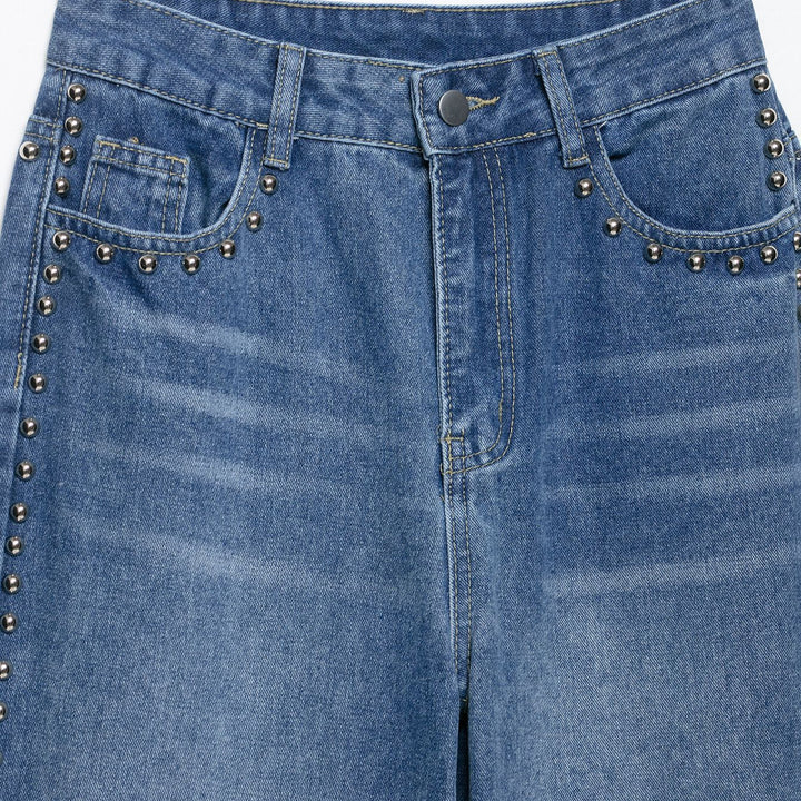 Damens vidjeans med smyckesdetaljer Mirla-Eva Jonsson