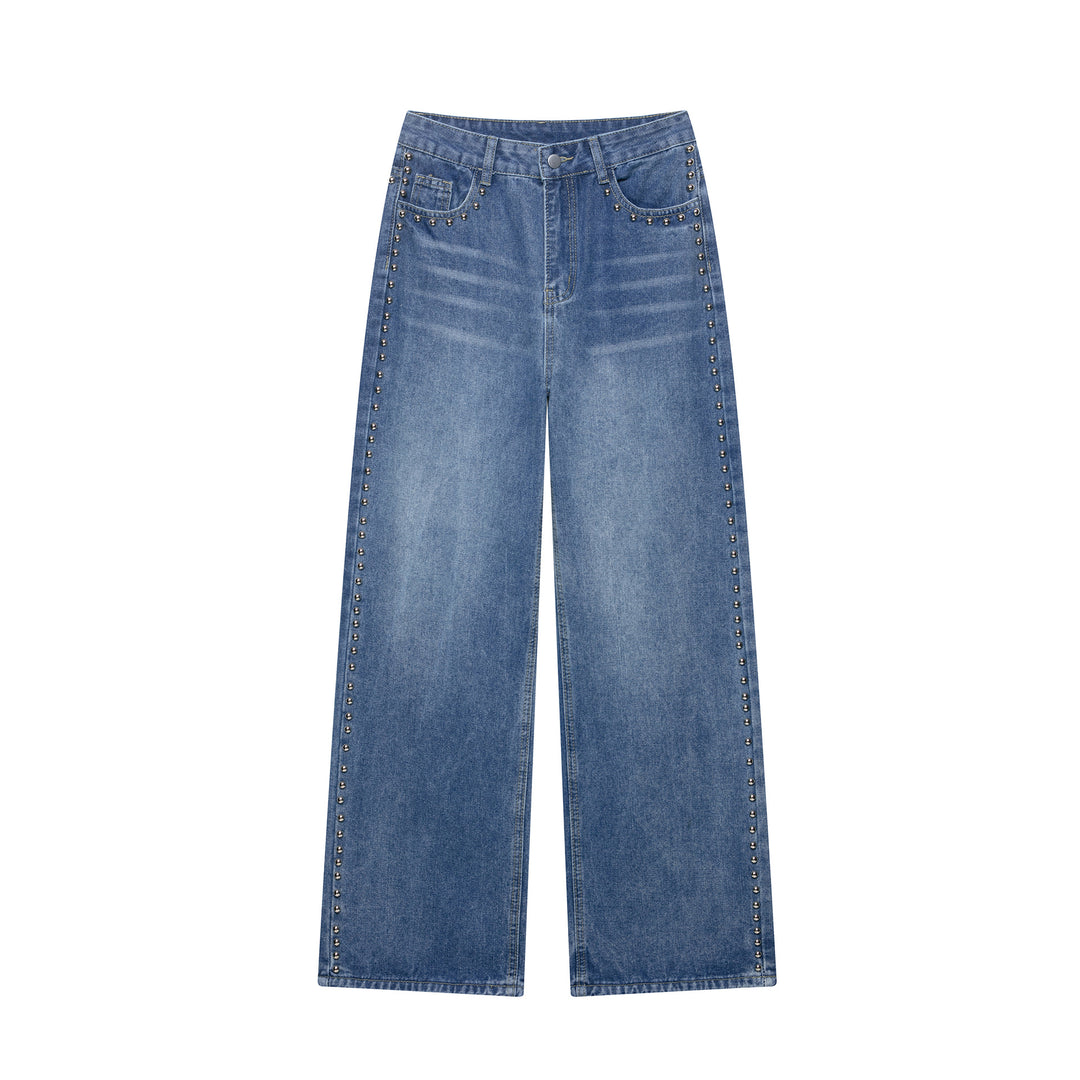 Damens vidjeans med smyckesdetaljer Mirla-Eva Jonsson