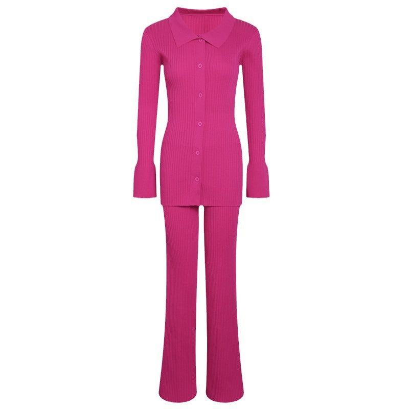 Damer 3-delat finstickat loungewear-set Mirla-Eva Jonsson