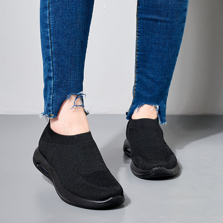 Damer Andningsaktiva Slip-On Sneakers med stötdämpande sula Eva Jonsson-Eva Jonsson